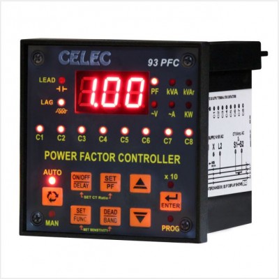 6 Stages Automatic Power Factor Controller Relay 93PFC power saver APFC Relay KVAR Controller