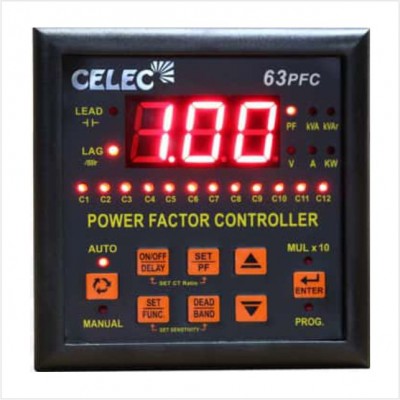 16 Steps APFC Relay with Automatic Power Factor Controller - Electric Saver 63PFC 240V-415V